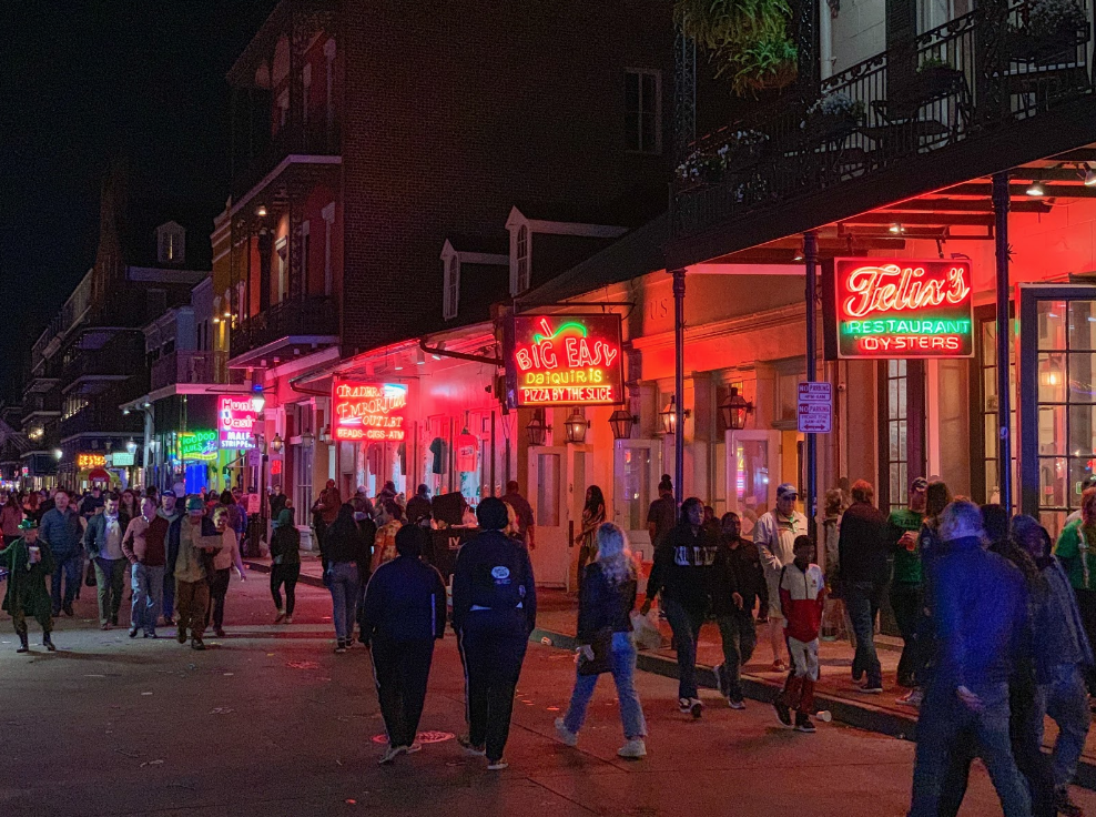 Frenchmen street in New Orleans