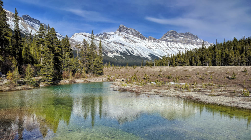 Scenery in Banff national park in Canada
