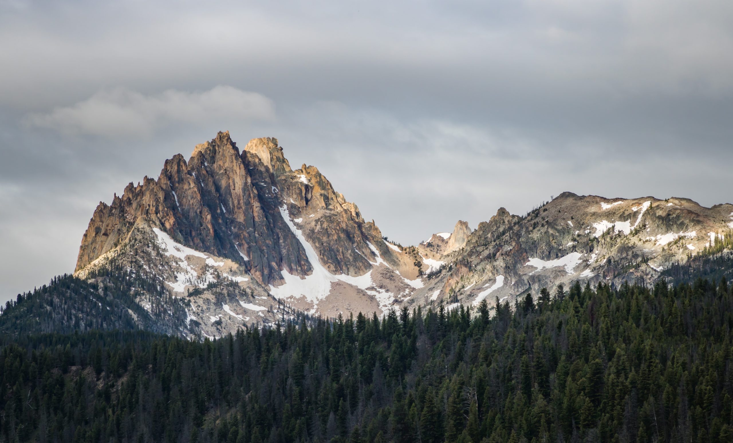 mountains in Stanley, Idaho