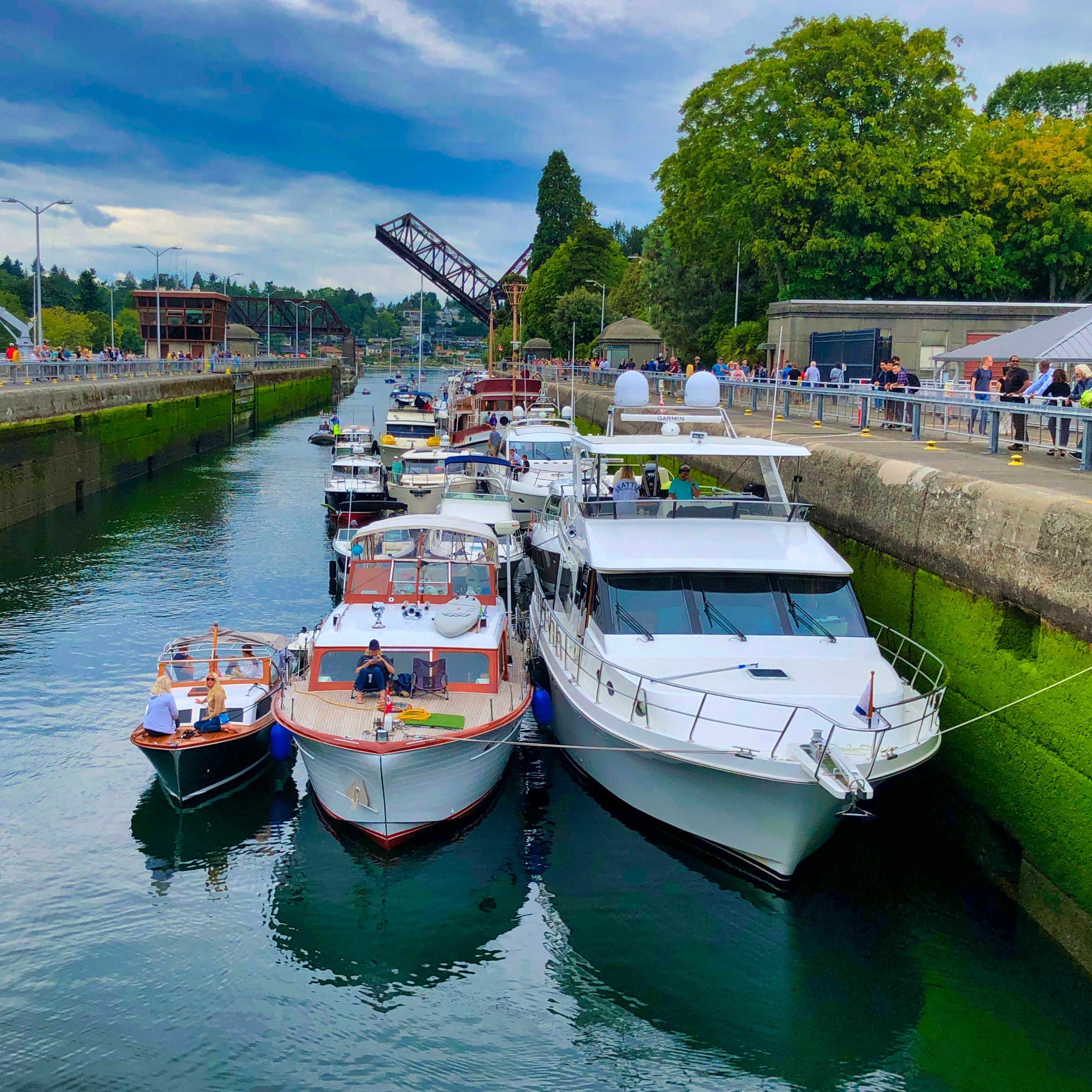 Boats docked in Seattle, Washington