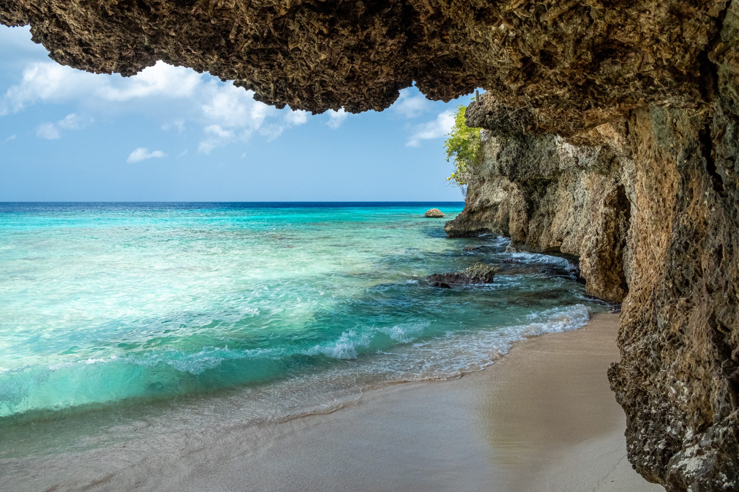 cave on a caribbean island